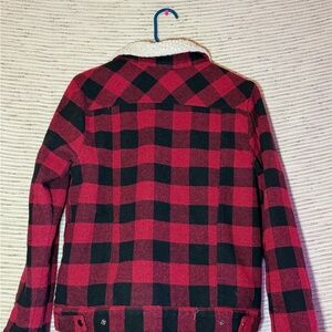 Red and Black Checkered Men's Jacket